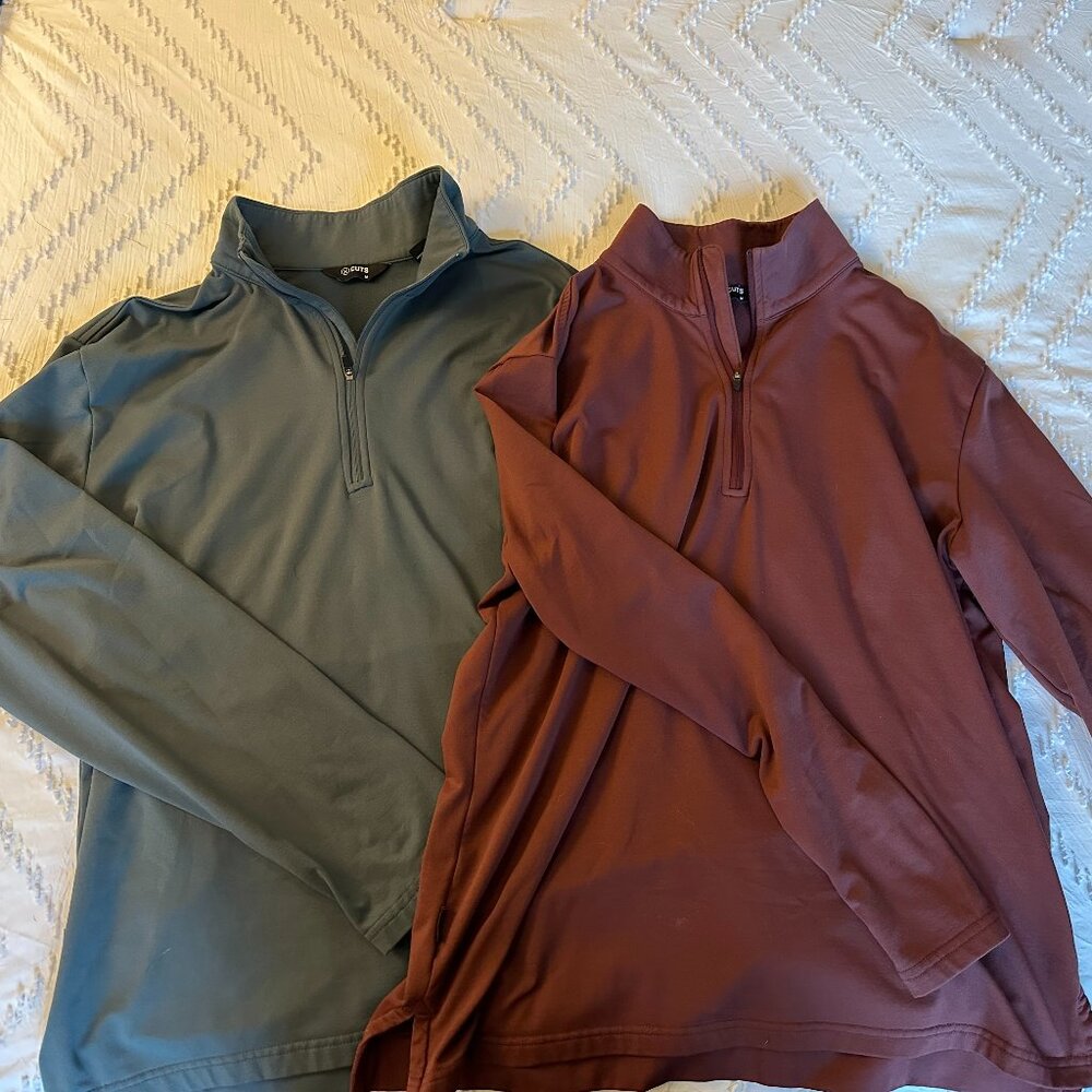 Cuts Clothing Coz 1/4 Zip Pullover - Lot of 3